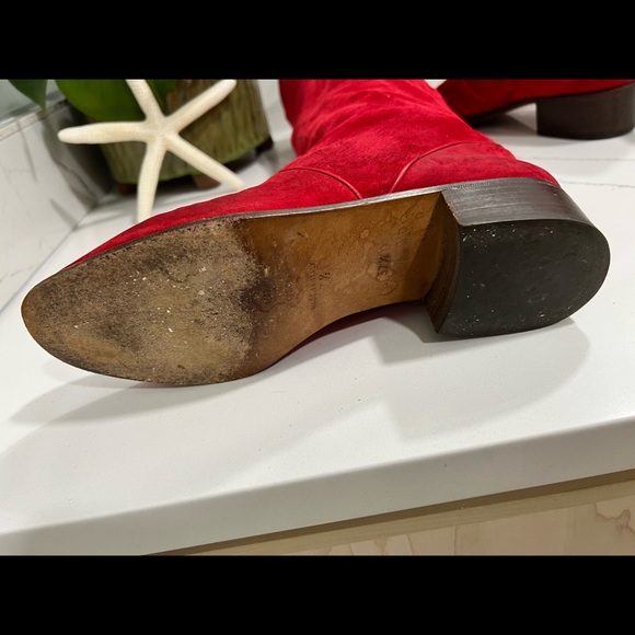 Manolo Blahnik red boots - Picture 3 of 6